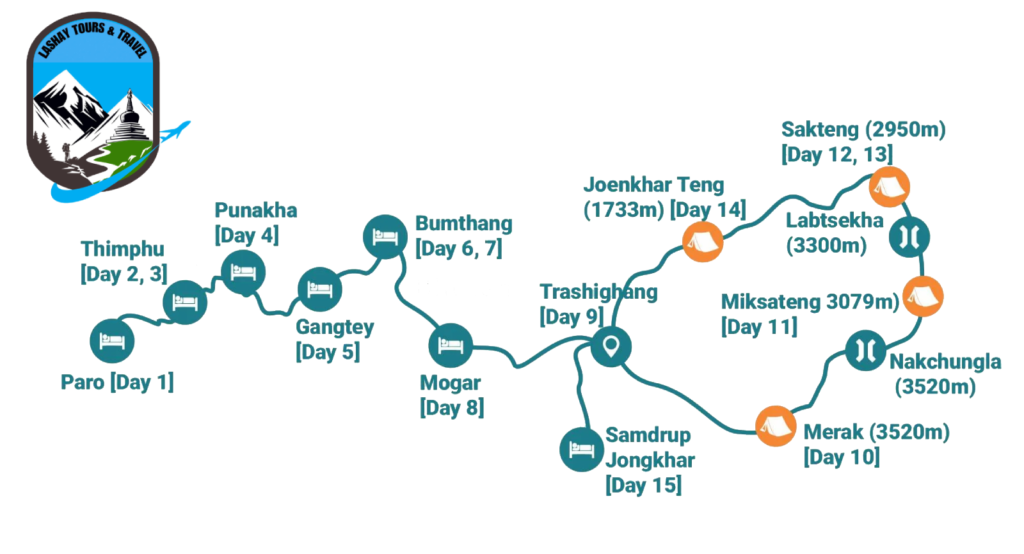 Merak-Sakteng Trek